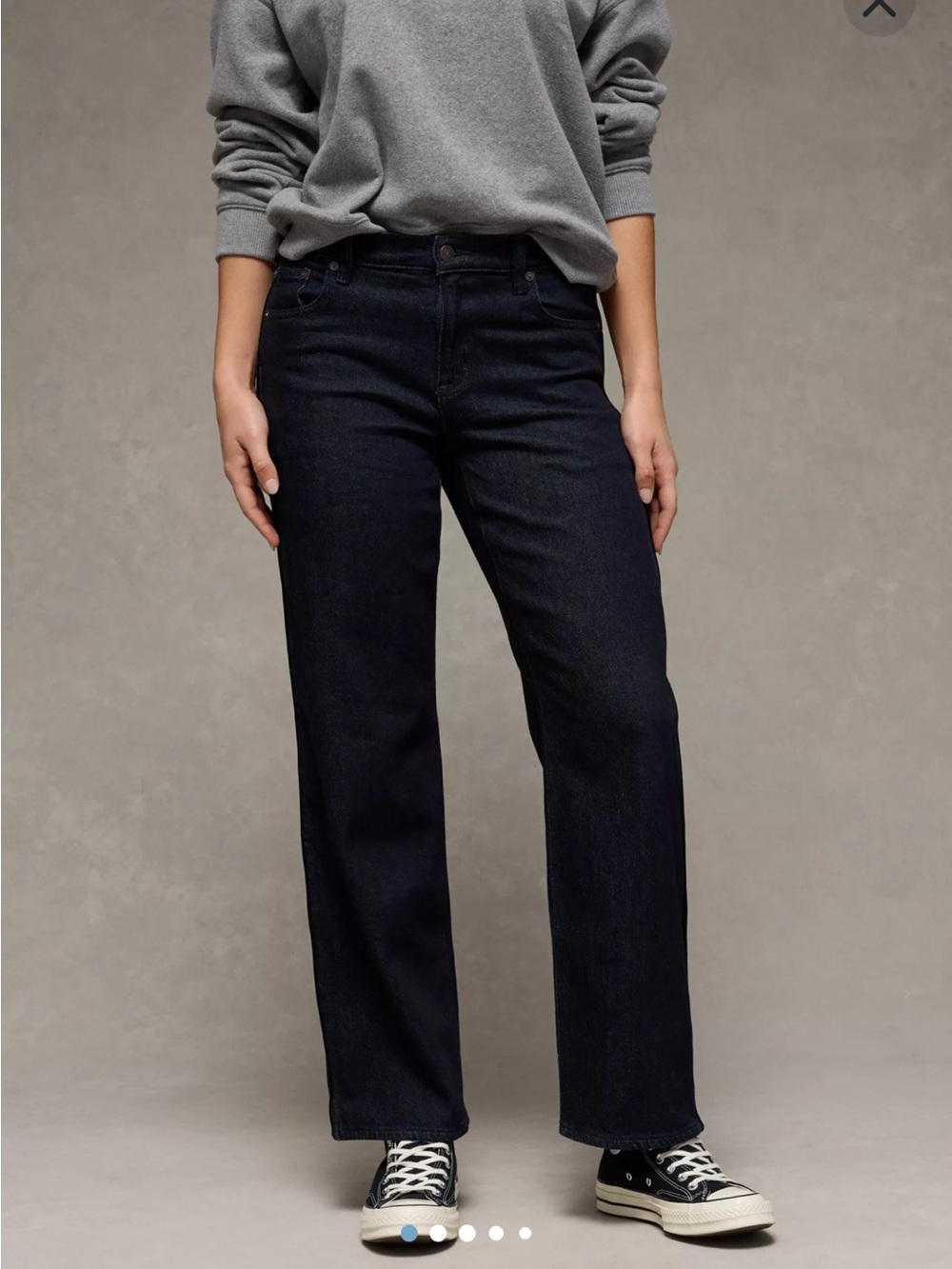 American Eagle Stovepipe Jeans Dark Indigo Size 12 Regular NWT